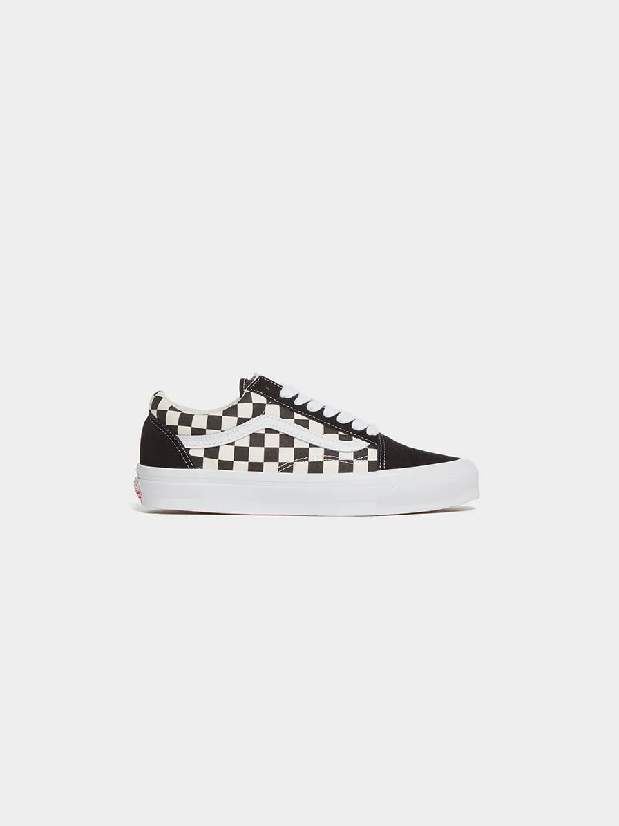 U OG Old Skool LX, Black / Classic White Checkerboard