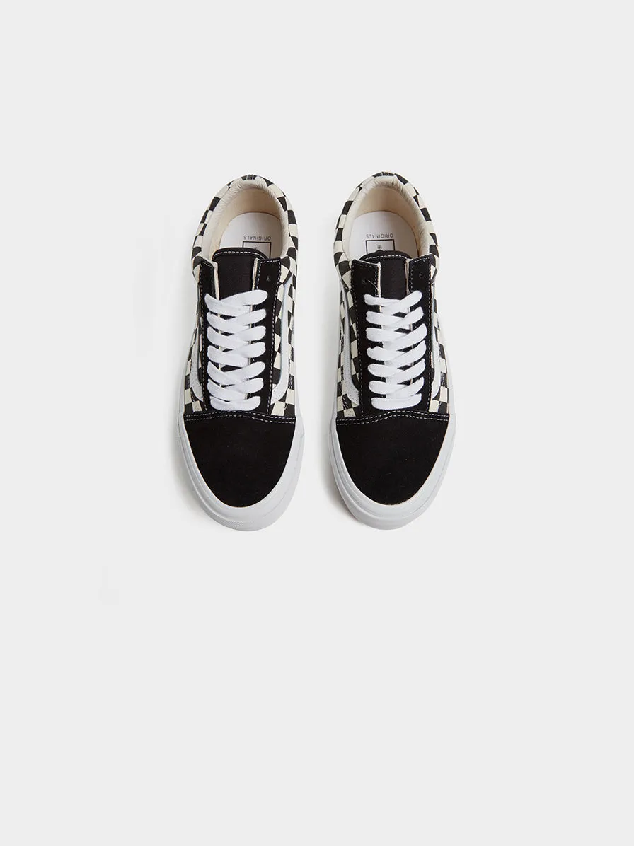 U OG Old Skool LX, Black / Classic White Checkerboard