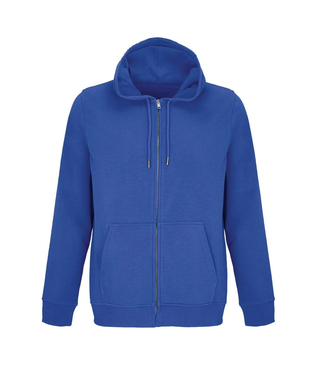 Unisex adult calipso full zip hoodie royal blue SOLS