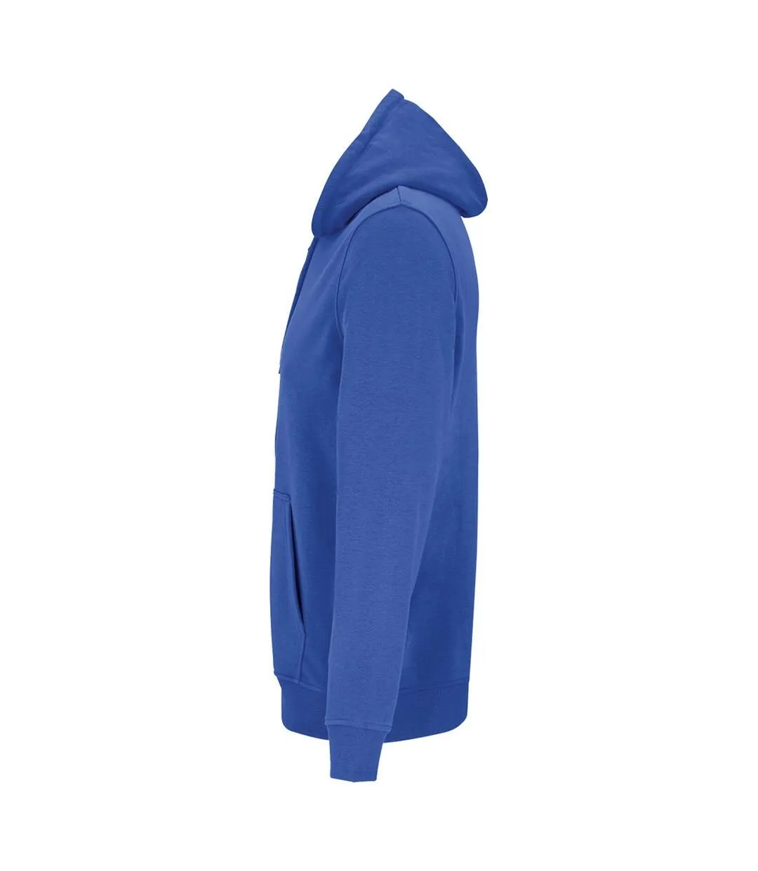 Unisex adult calipso full zip hoodie royal blue SOLS