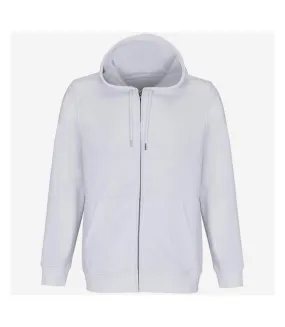 Unisex adult calipso full zip hoodie white SOLS