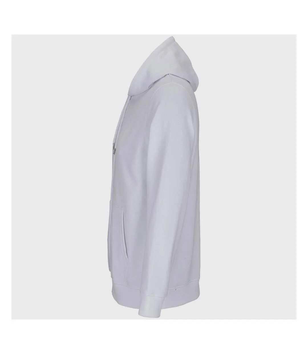 Unisex adult calipso full zip hoodie white SOLS