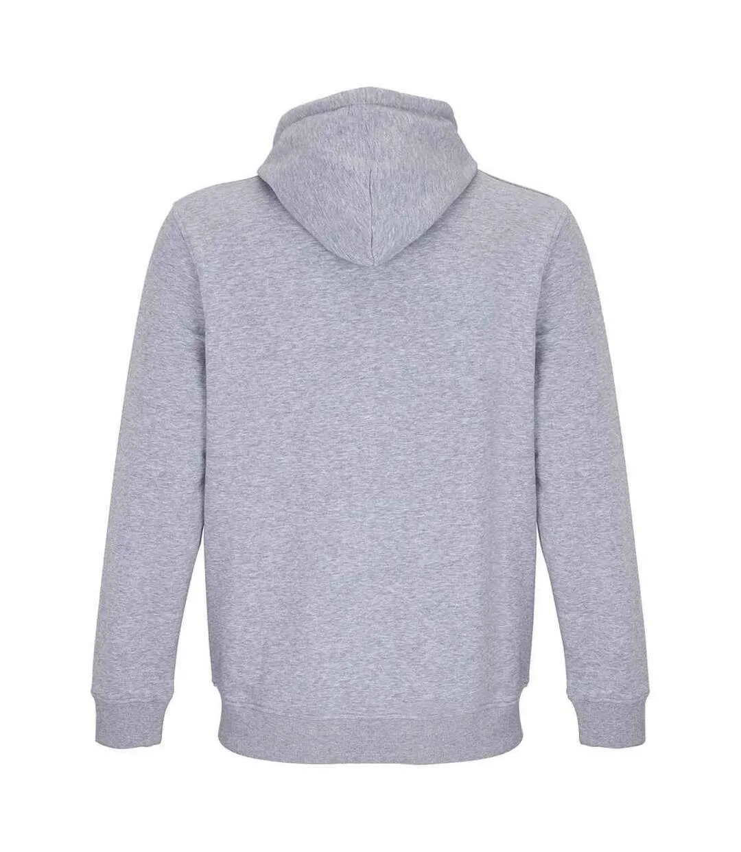 Unisex adult calipso marl full zip hoodie grey marl SOLS