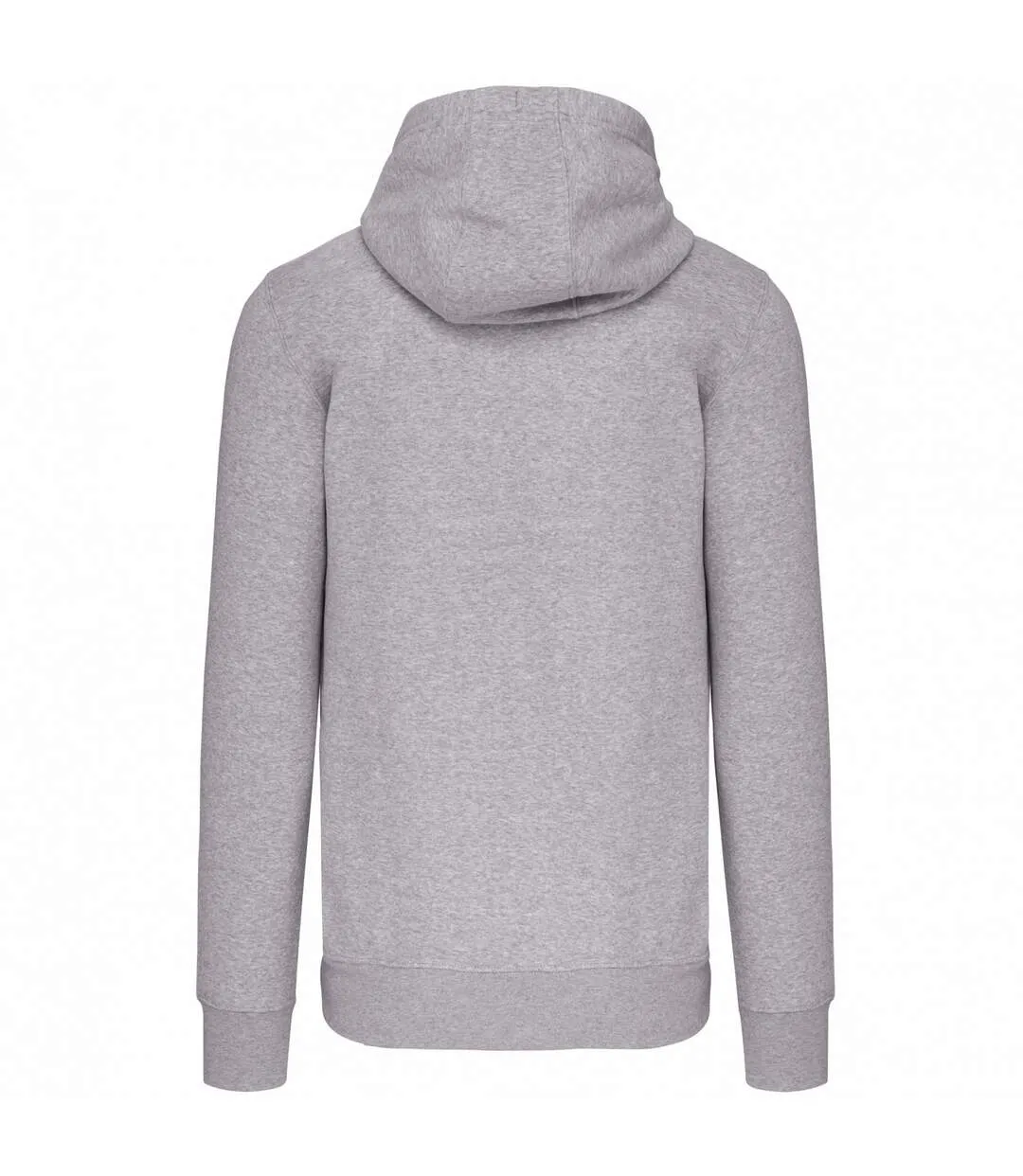 Unisex adult full zip hoodie oxford grey Kariban