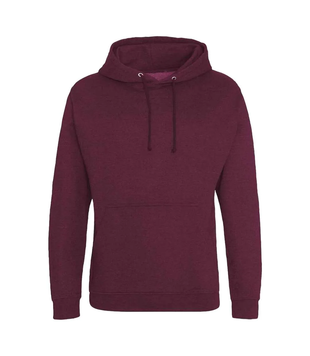 Unisex college hooded sweatshirt / hoodie burgundy smoke Awdis