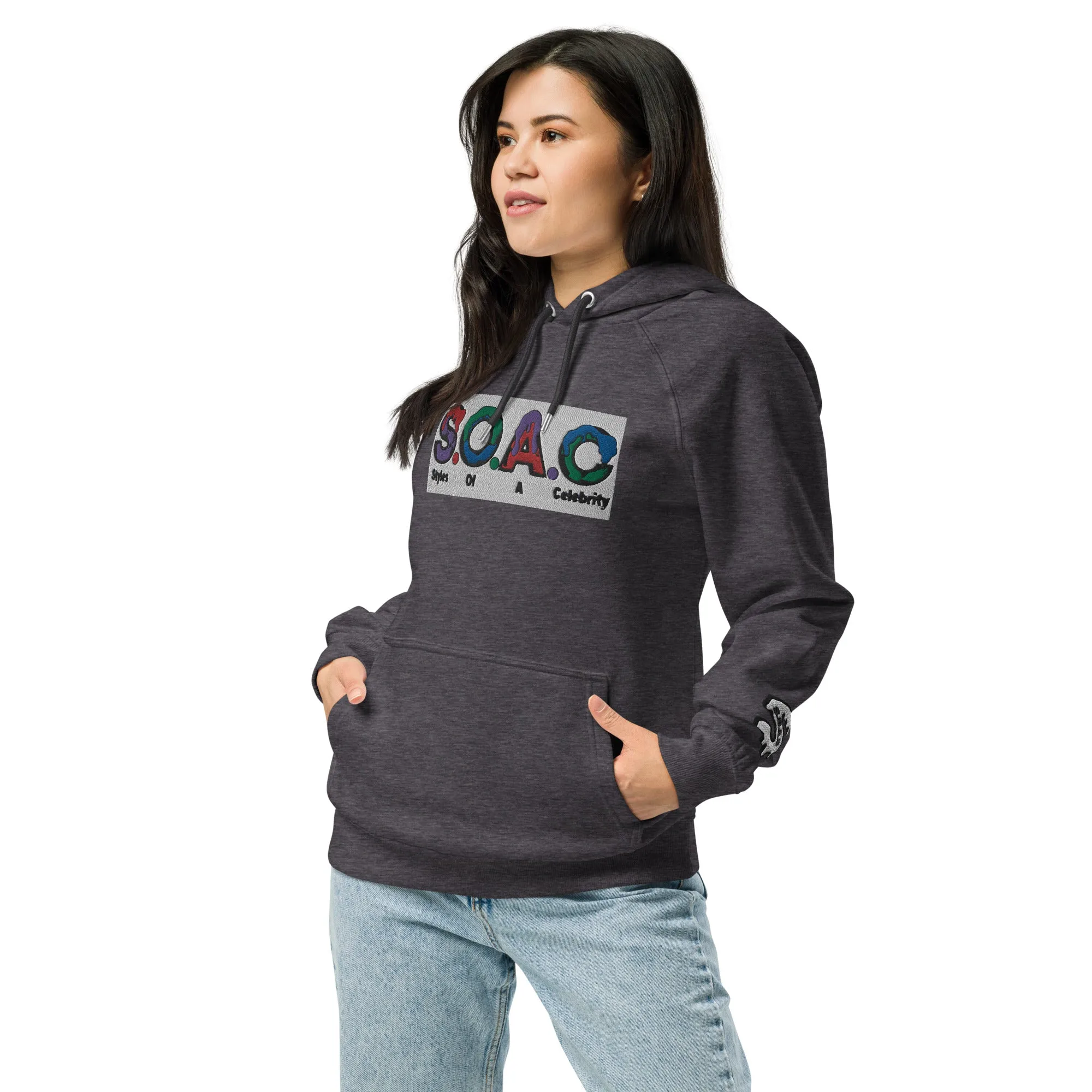 Unisex eco raglan hoodie