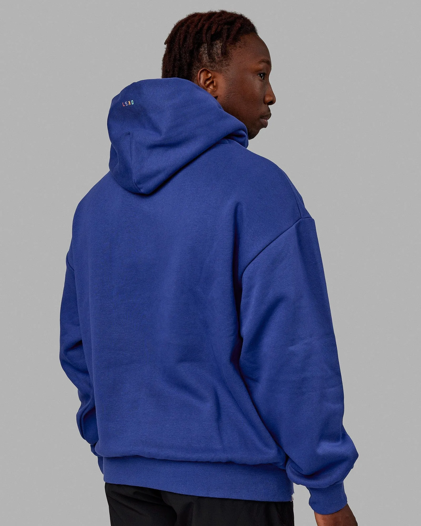 Unisex Enjoy the Journey Hoodie Oversize - Galactic Cobalt-Multi