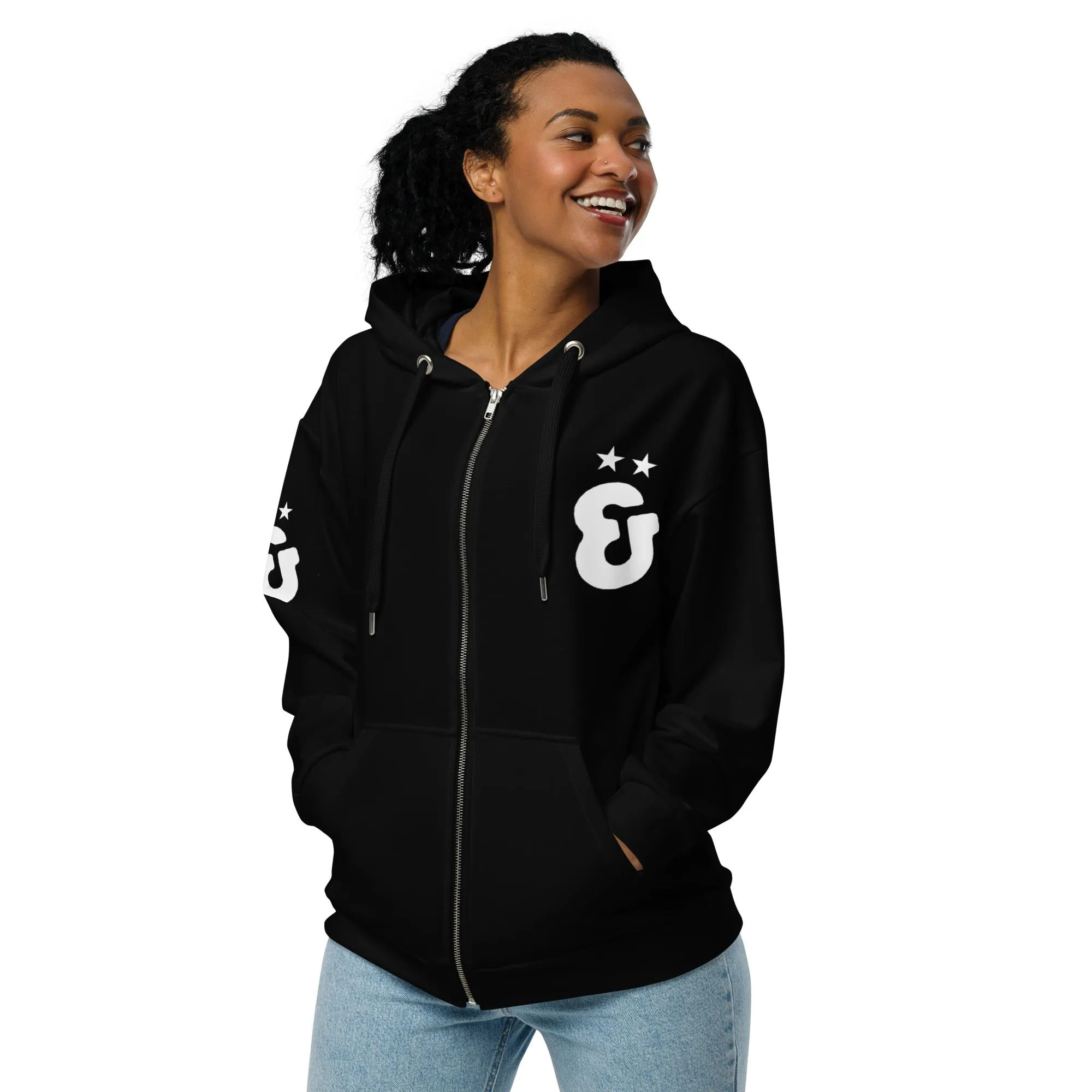 Unisex zip hoodie