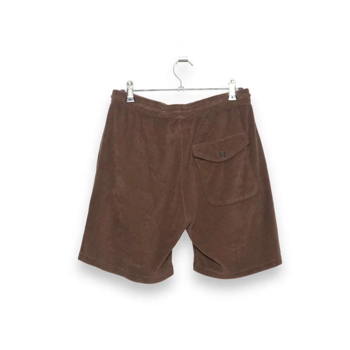 Universal Works Beach Short lightweight terry brown 28714