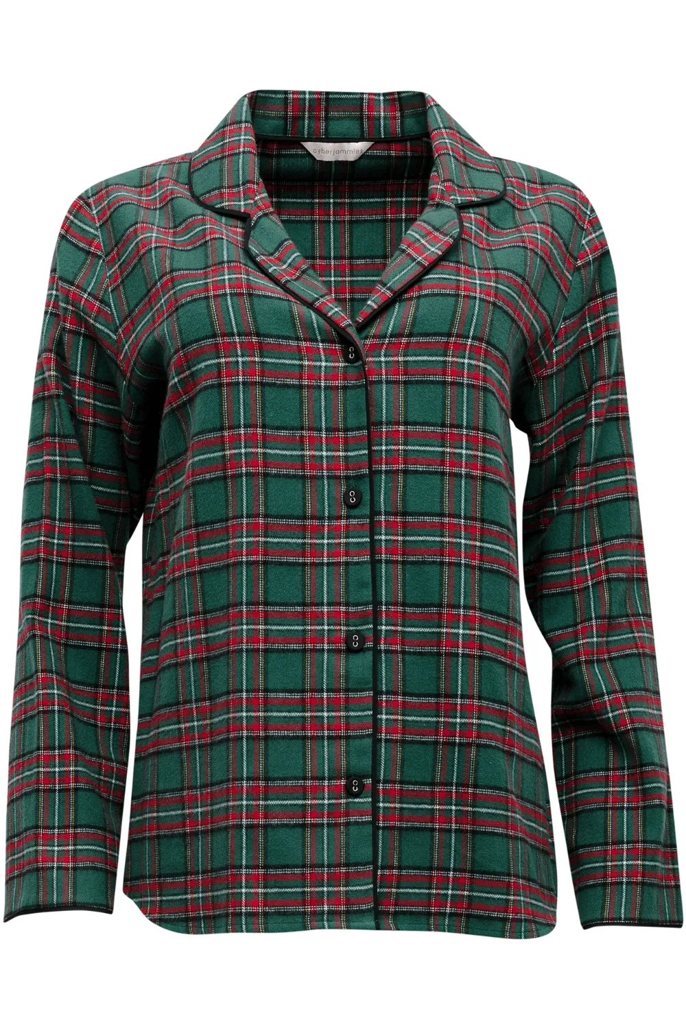 Whistler Check Pyjama Top, Size UK 8