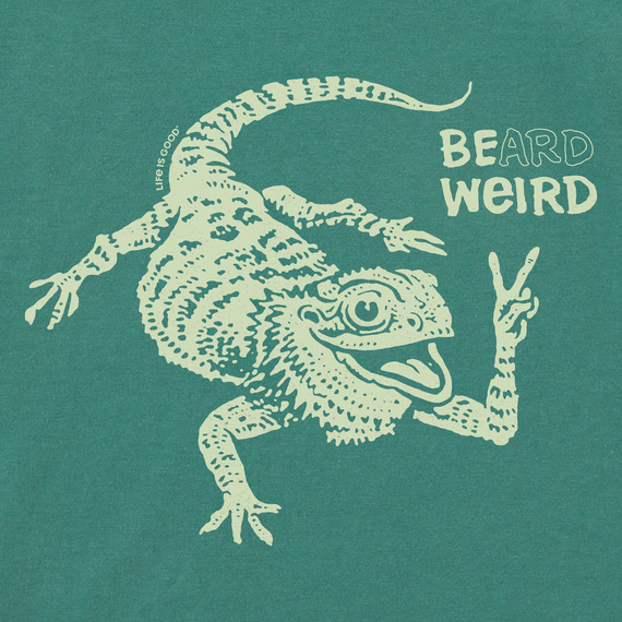 Women's Be Weird Bearded Dragon  Boxy Crusher Tee