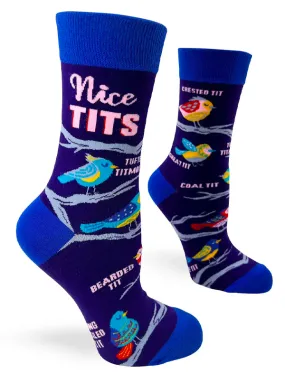 Women's Nice Tits Crew Socks